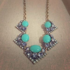 Stella & Dot Blue Rory Necklace